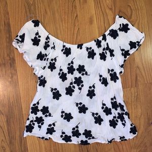 Off the Shoulder Floral Top